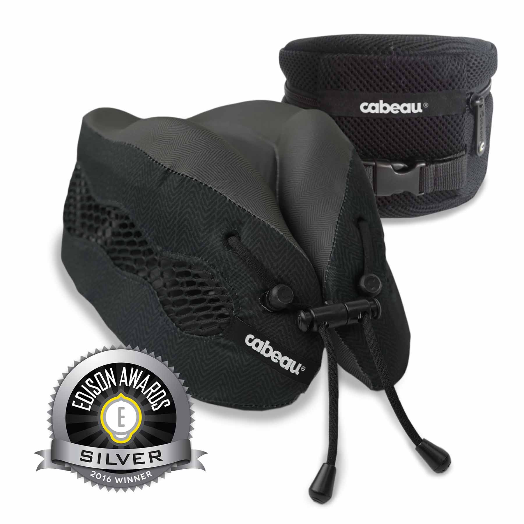 Cabeau Travel Pillow Evolution Cool Black Grey
